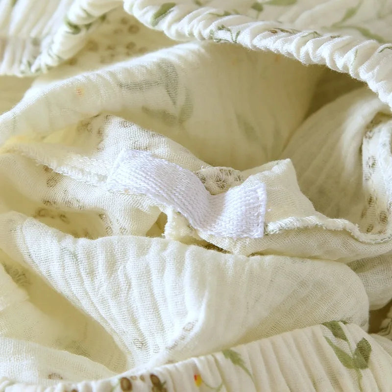 Katoenen pyjama met bloemenprint - afbeelding 6