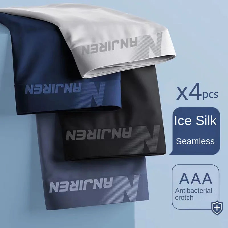 Boxershorts, zijdezacht materiaal (set van 4)