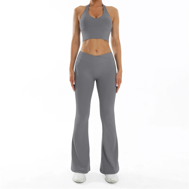 Yogaset met flared legging - afbeelding 34