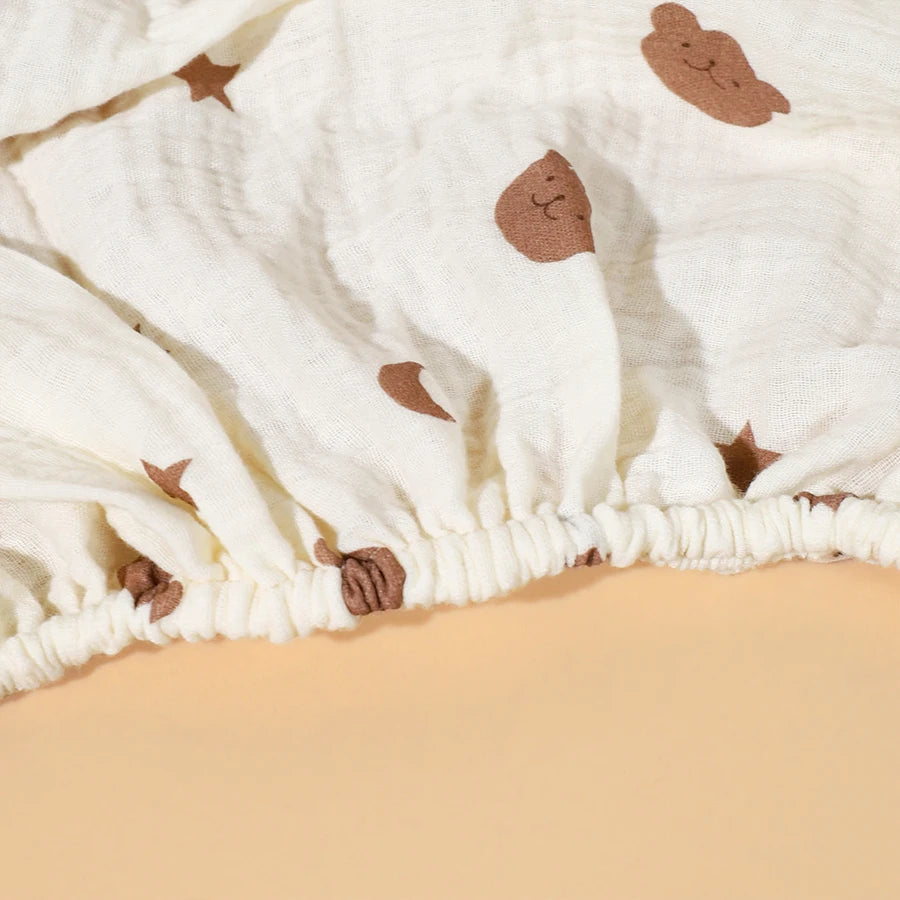 Superzachte baby hoeslaken van microfiber