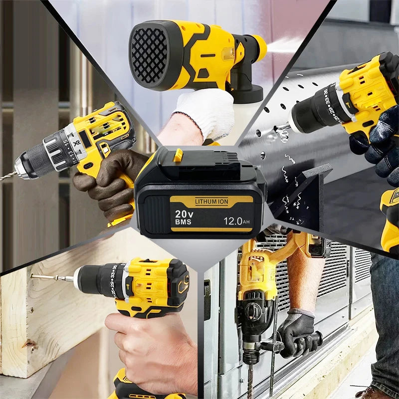 Vervangaccu 20V 12.0Ah (geschikt voor DeWalt)
