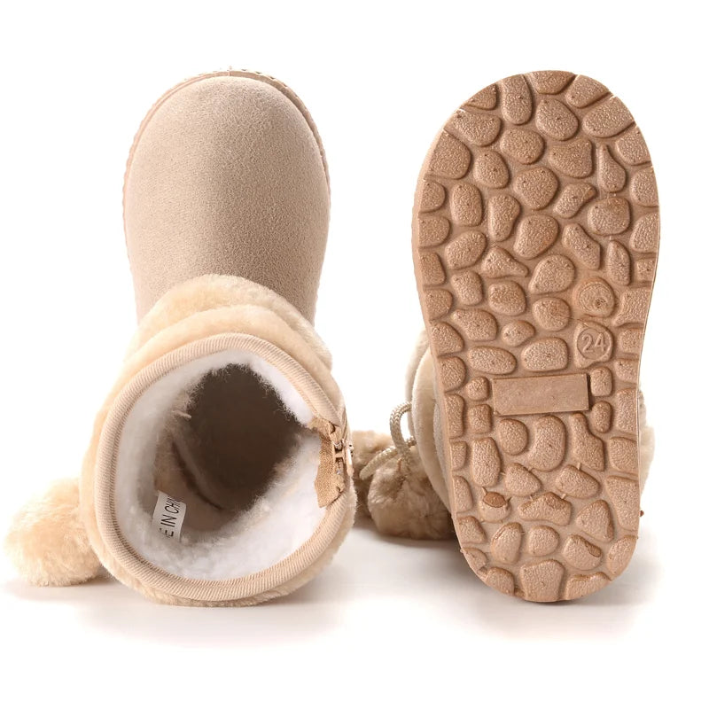 Snowboots met pompons - afbeelding 4