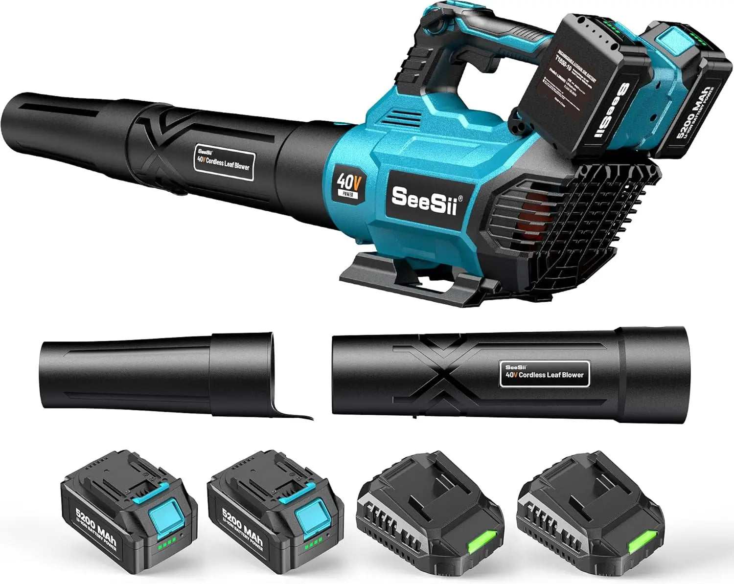 Seesii 40V Accu Bladblazer 680CFM
