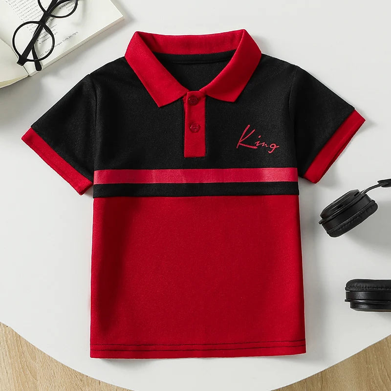 Gestreepte POLO kindershirts