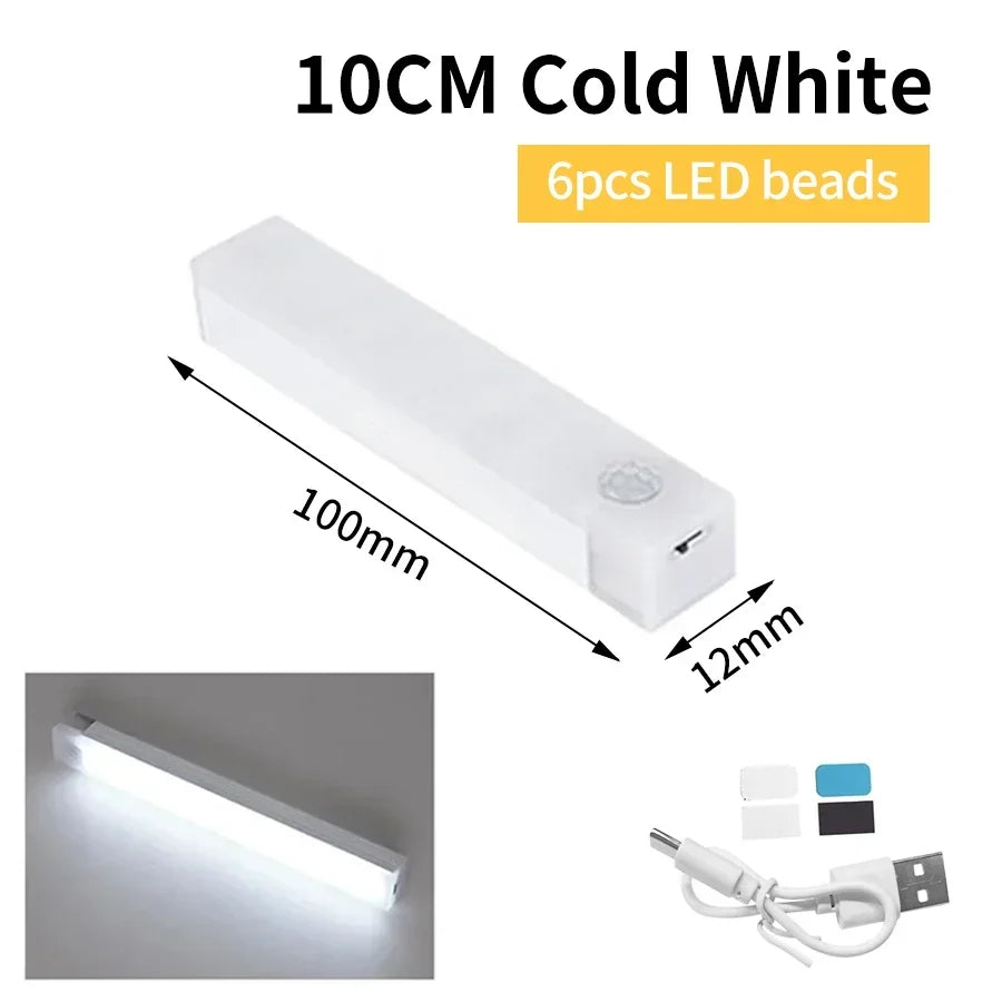 Oplaadbare LED kastverlichting met bewegingssensor