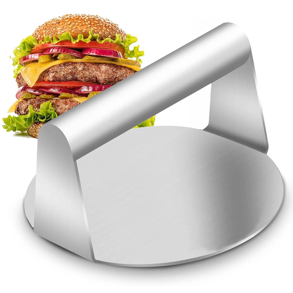 Roestvrijstalen hamburgerpers