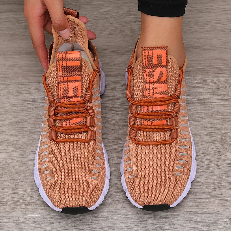 Ademende gebreide sneakers - afbeelding 3