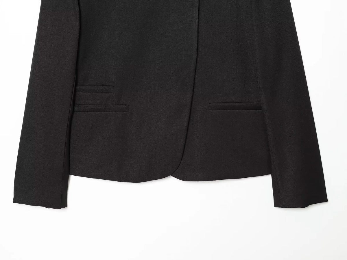 Blazer met opstaande kraag - afbeelding 23