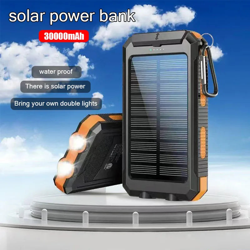 30000mAh draagbare solar powerbank