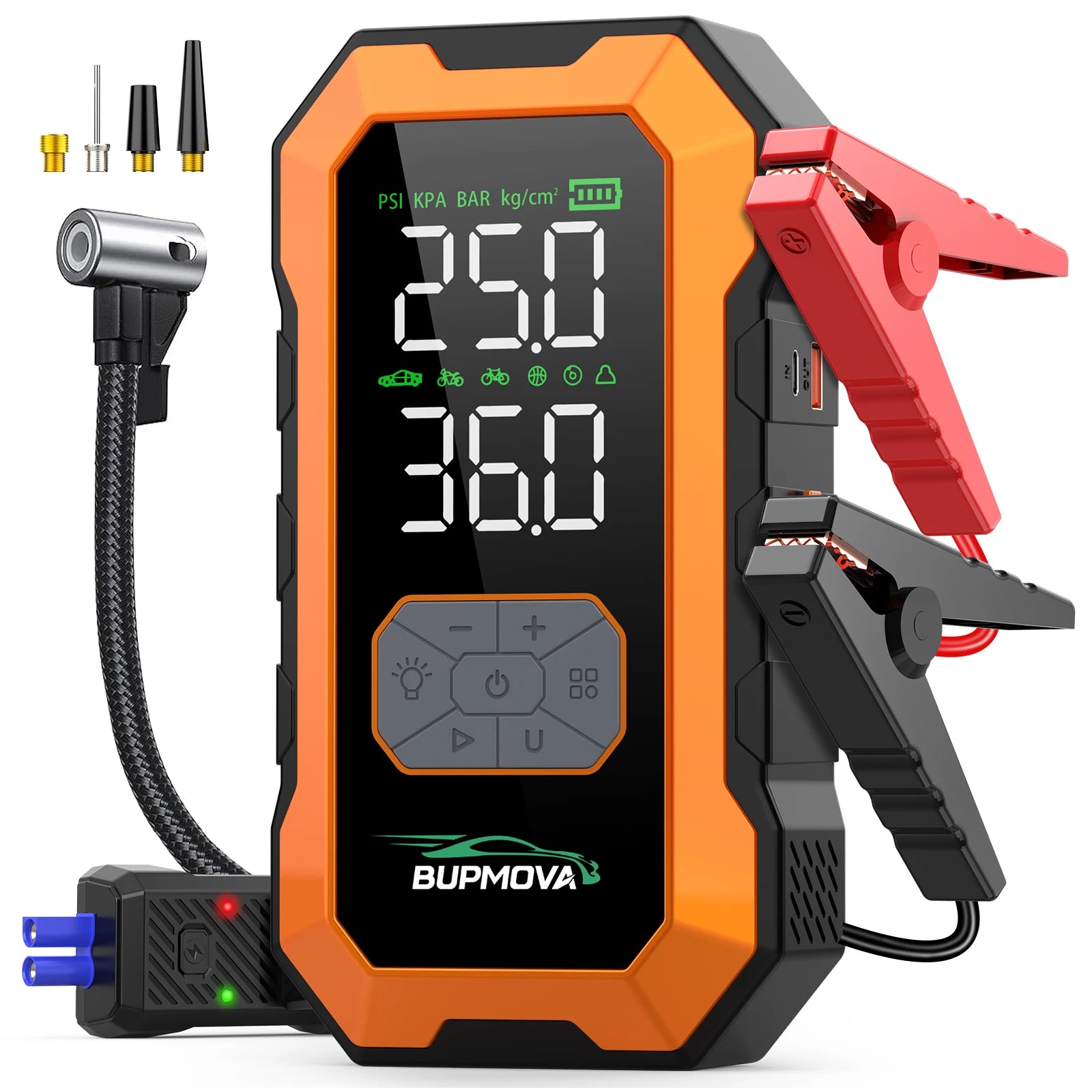1500A Auto Jumpstarter met Powerbank