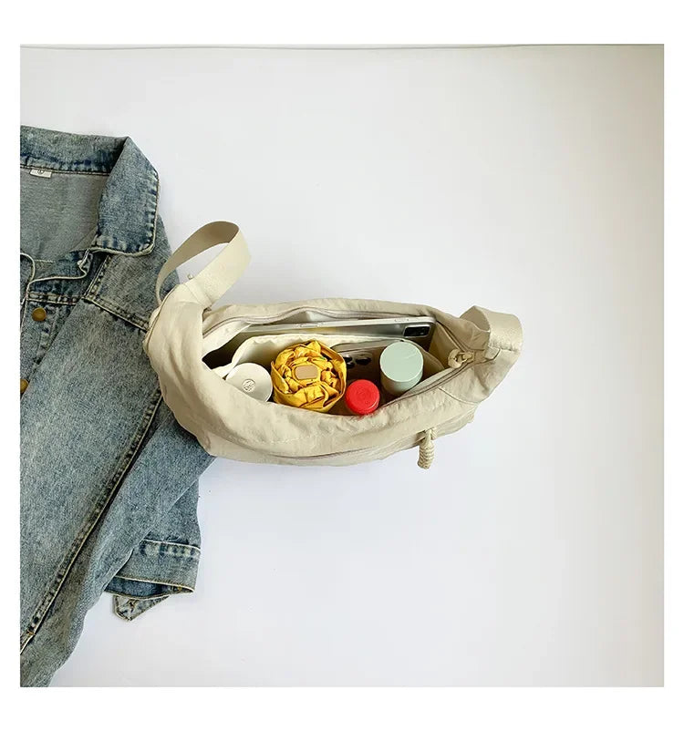 Nylon hobo crossbody tas - afbeelding 14