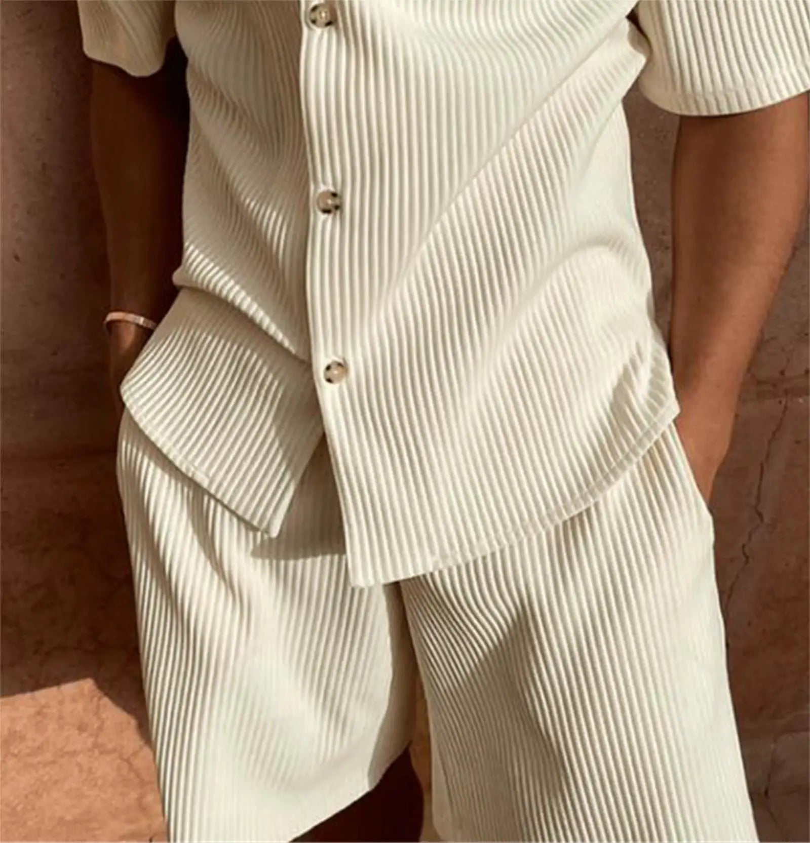 Zomerset met korte broek