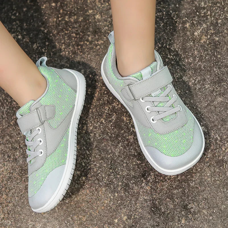 Brede barefoot kindersneakers