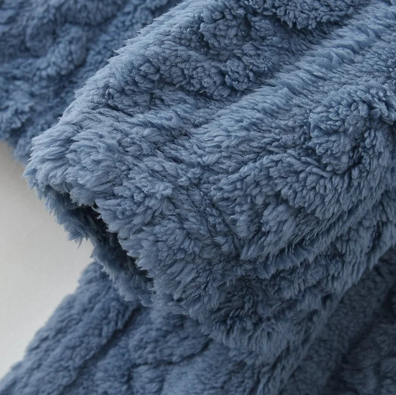 Teddy pyjamaset met kabelmotief - afbeelding 27