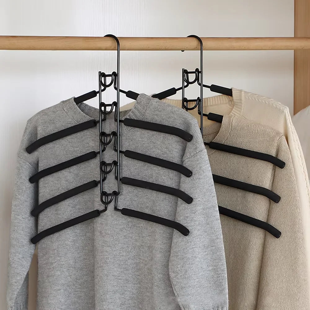 5-laags kledingdroogrek en garderobe organizer