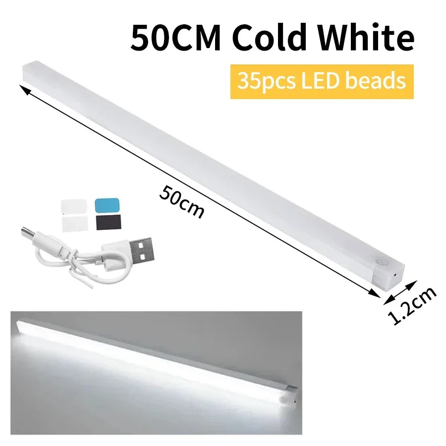 Oplaadbare LED kastverlichting met bewegingssensor