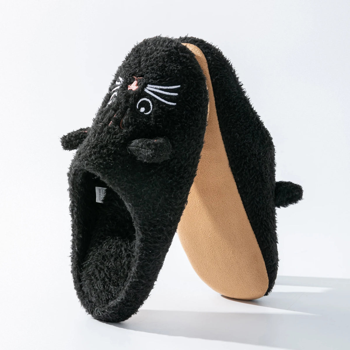 Pluche kattenpantoffels - afbeelding 4