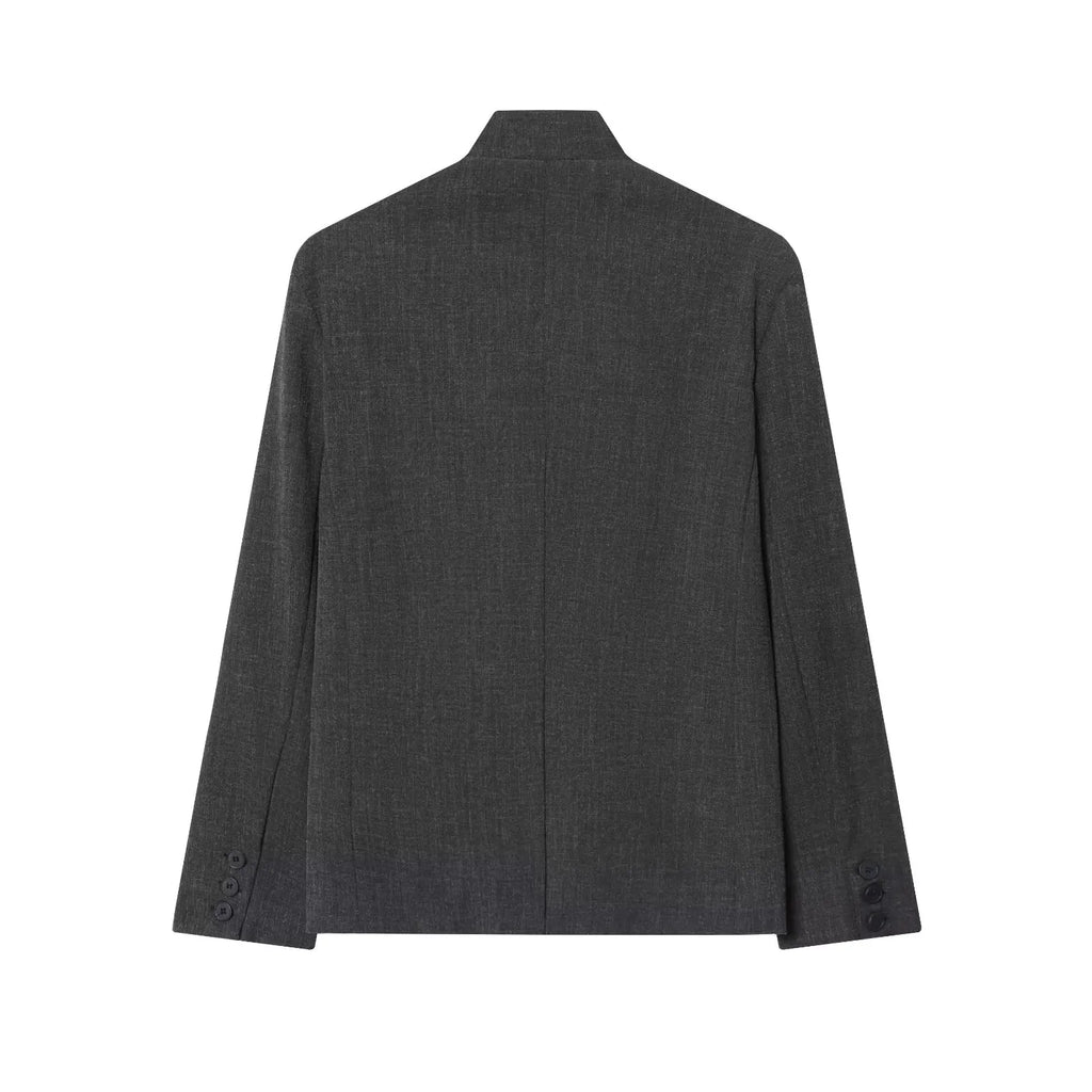 Kantoorblazer met opstaande kraag - afbeelding 17