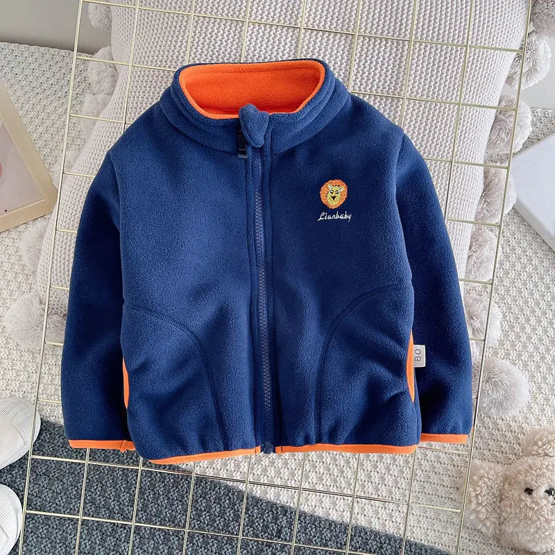 Fleece kindervest met rits - afbeelding 8