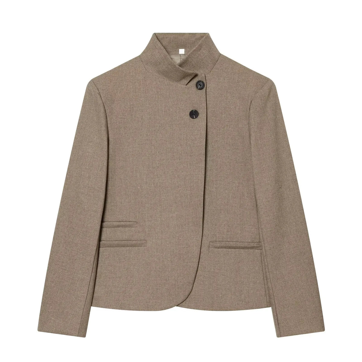 Blazer met opstaande kraag - afbeelding 5