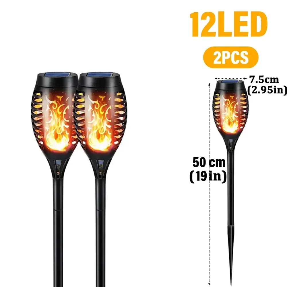 Solar fakkellampen voor de tuin