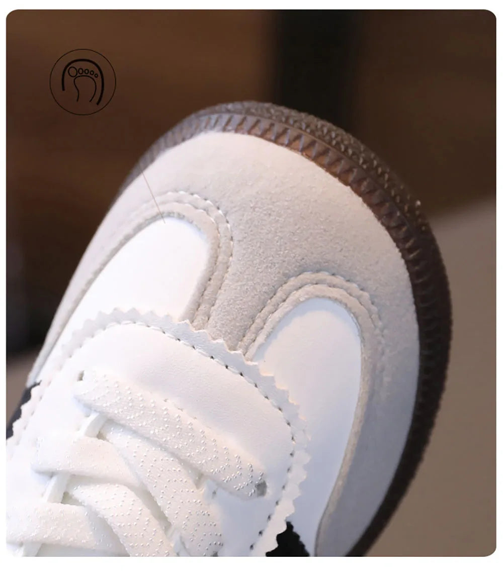 Sportieve PU leren kinderschoenen