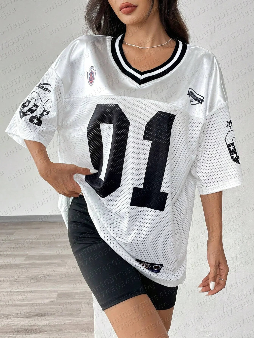 American Sports V-hals T-shirt