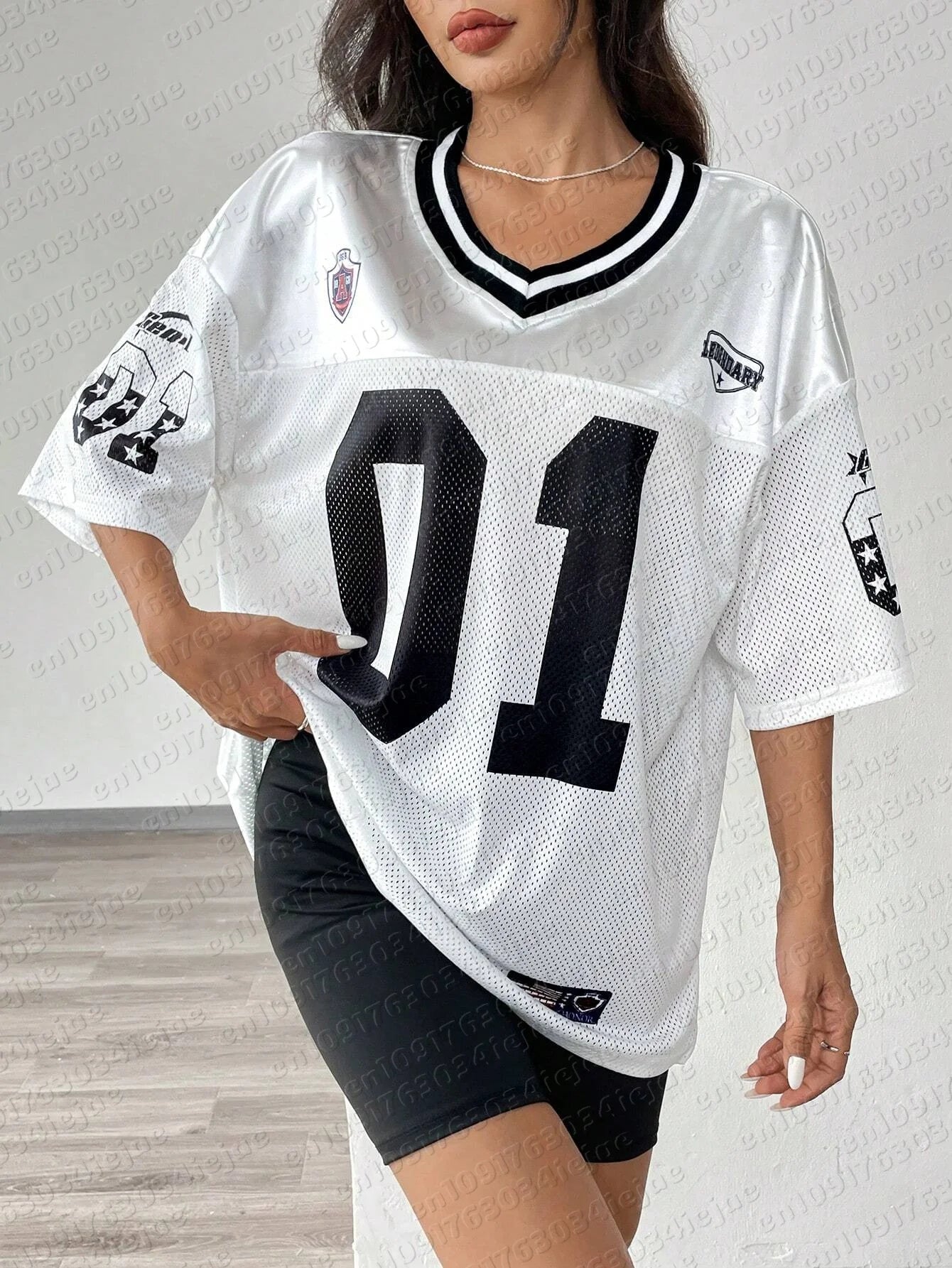 American Sports V-hals T-shirt