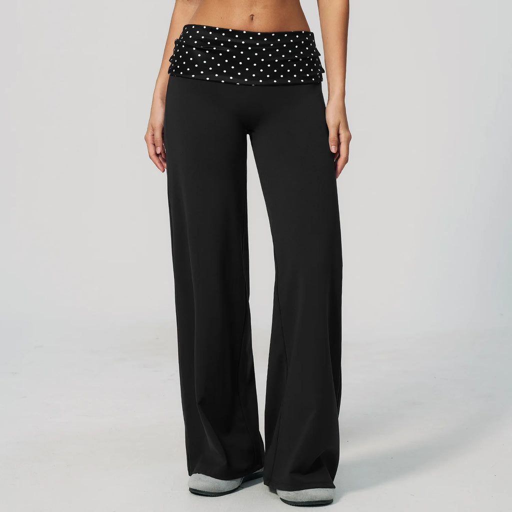Wide leg yoga pants voor dames