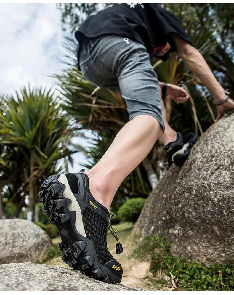 Ademende outdoorschoenen voor heren - afbeelding 5