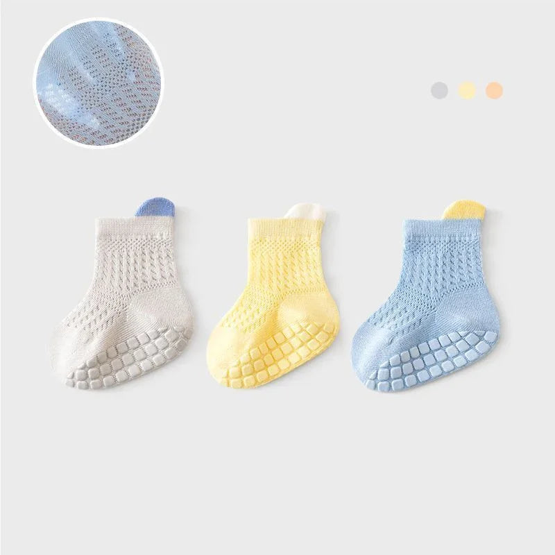 Ademende babysokken (set van 3)