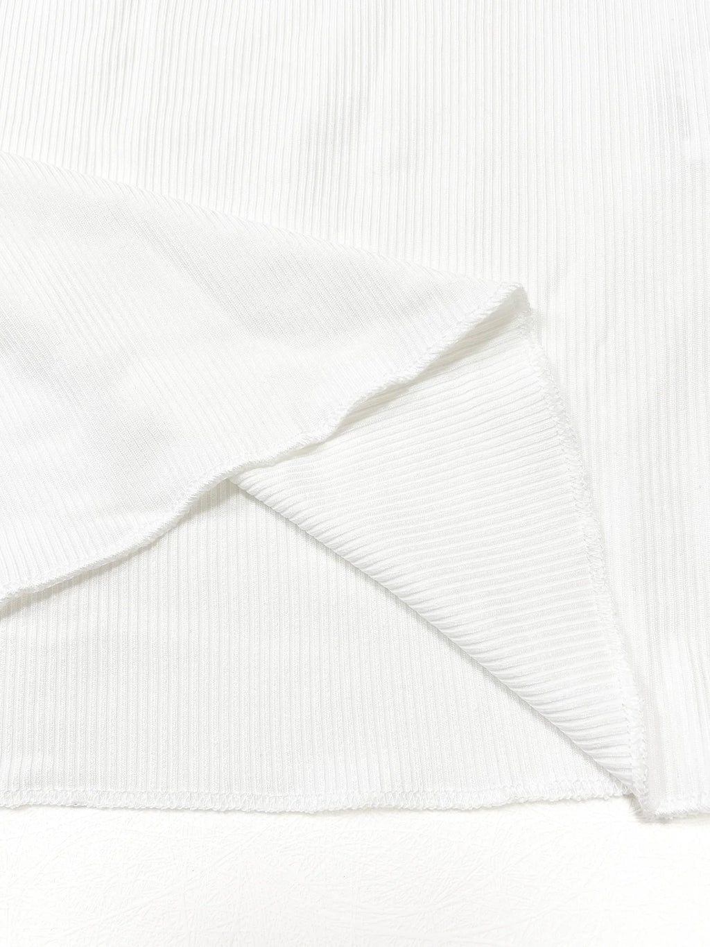 Geribde longsleeve met knoopjes - afbeelding 5
