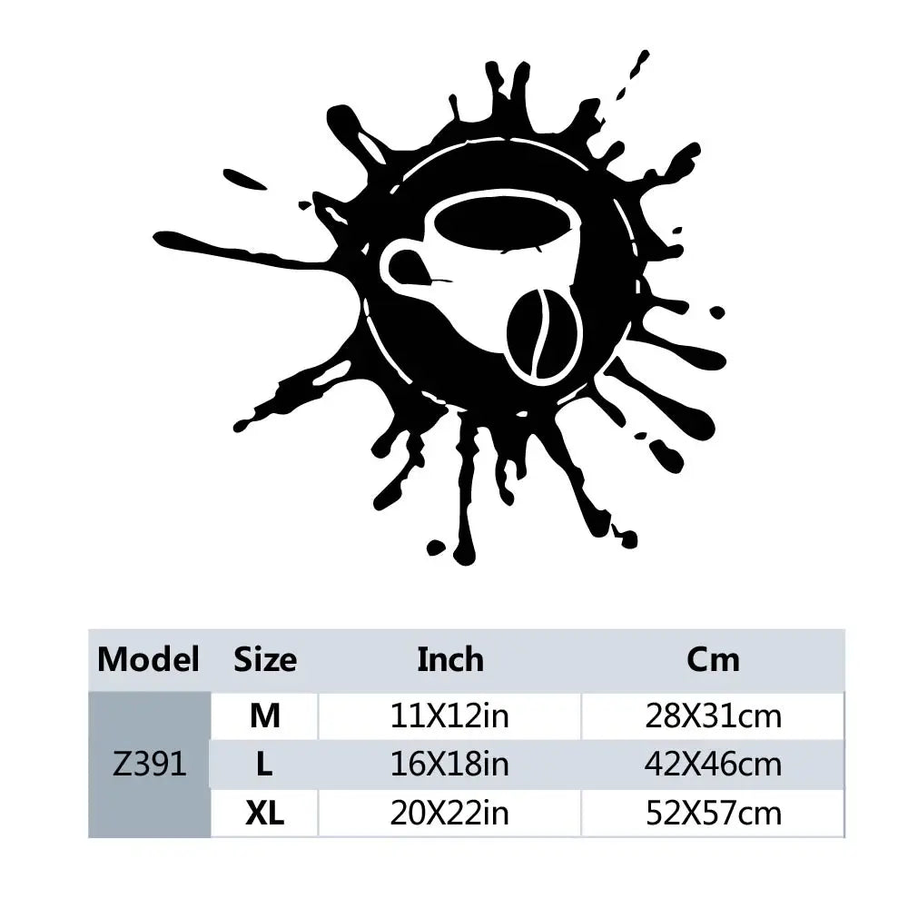 Koffiekop muursticker
