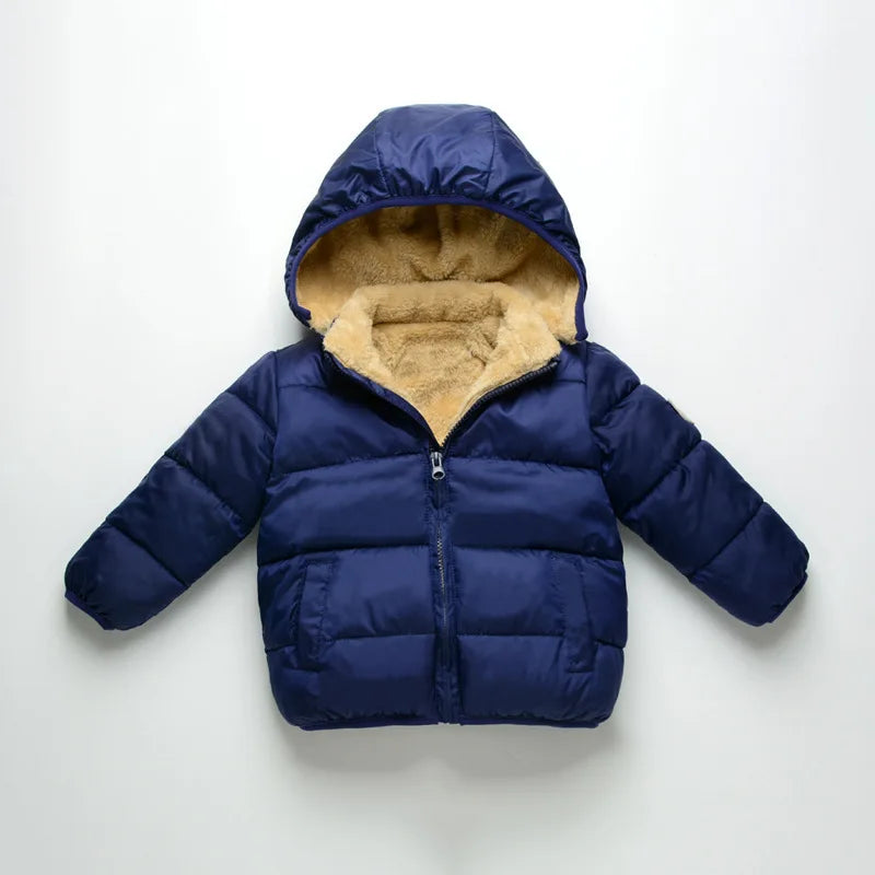 Gevoerde kinderwinterjas - afbeelding 8