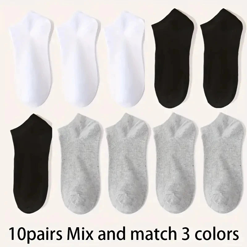 Enkelsokken (5- of 10-pack)