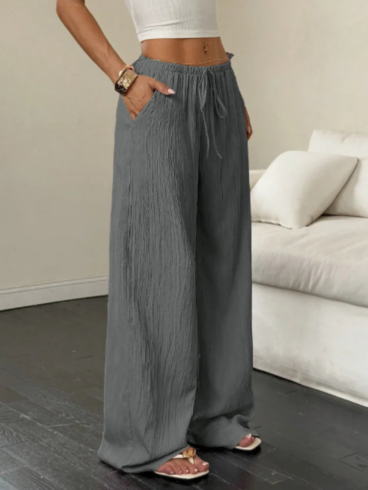 Dames wide leg broek