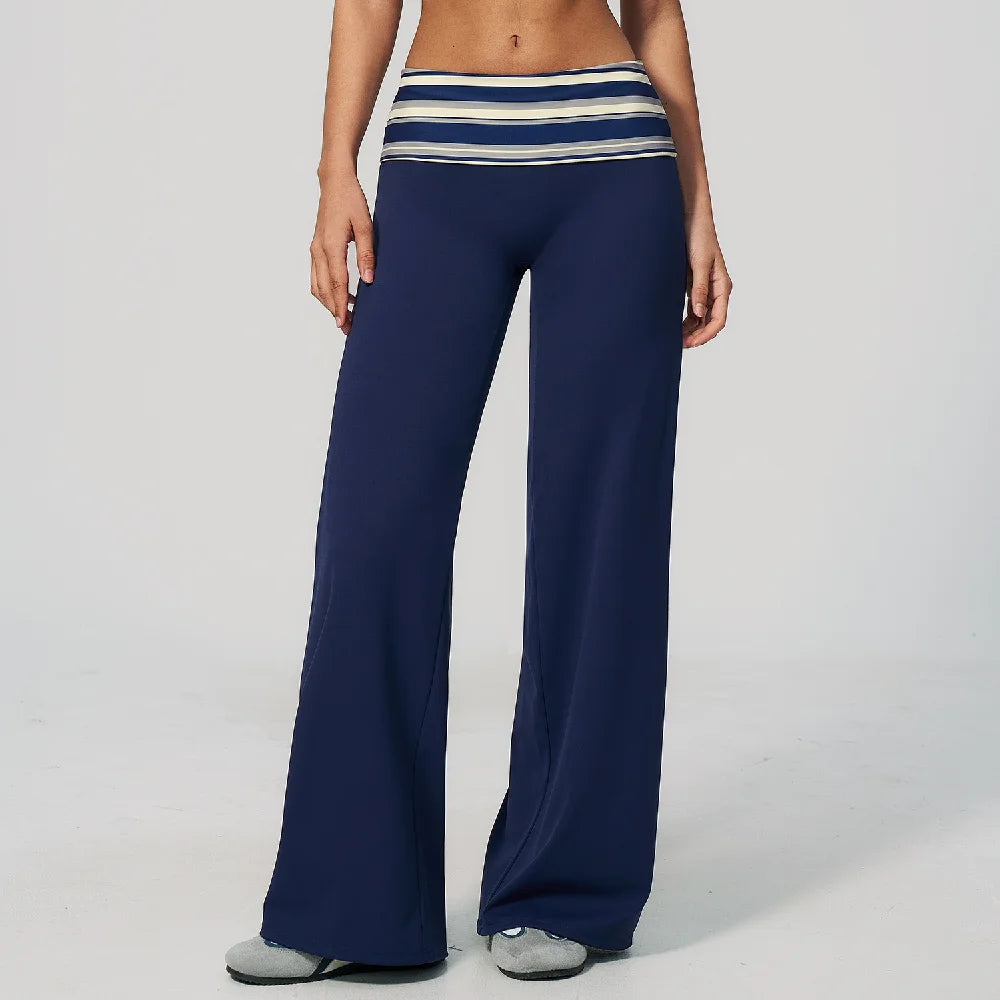 Wide leg yoga pants voor dames