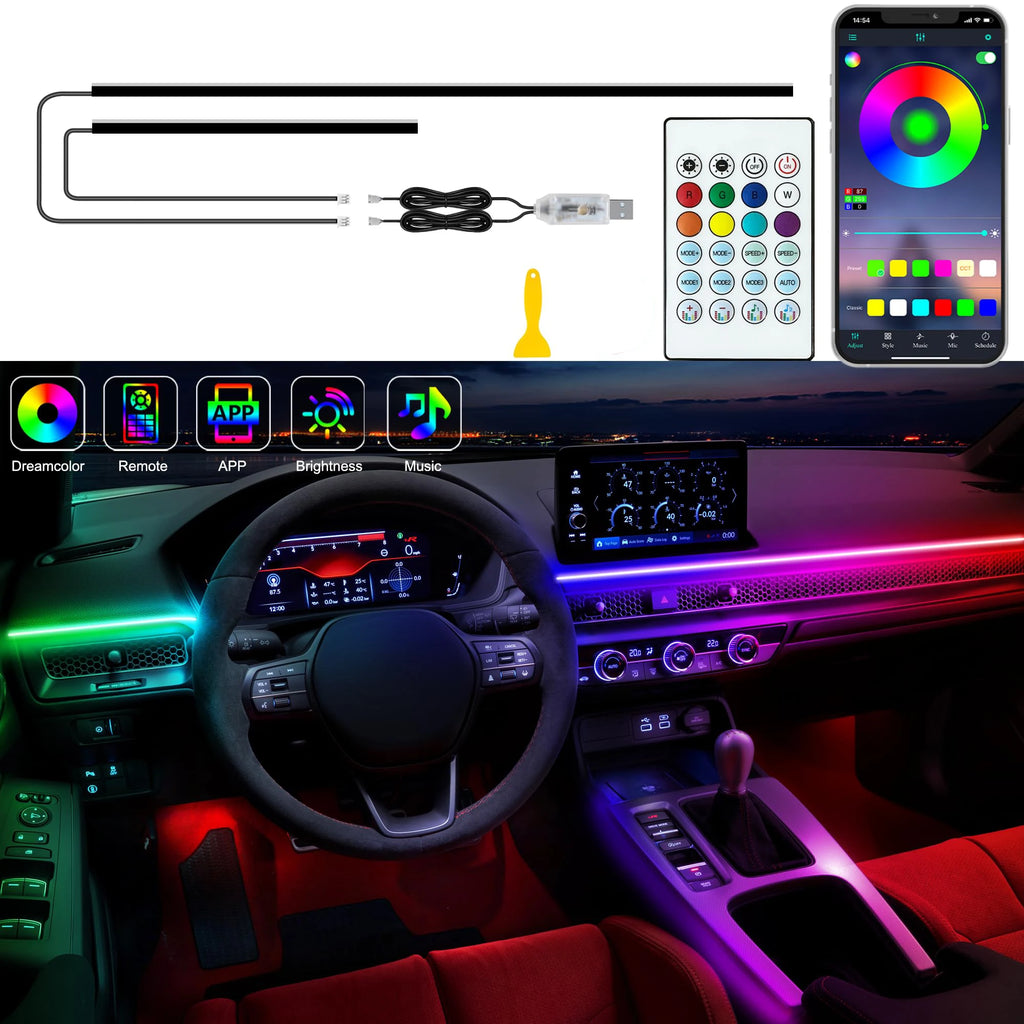 RGB Ambient LED Sfeerverlichting voor Tesla