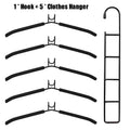5-laags kledingdroogrek en garderobe organizer