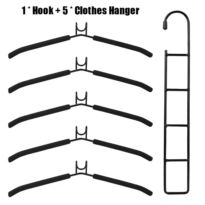 5-laags kledingdroogrek en garderobe organizer