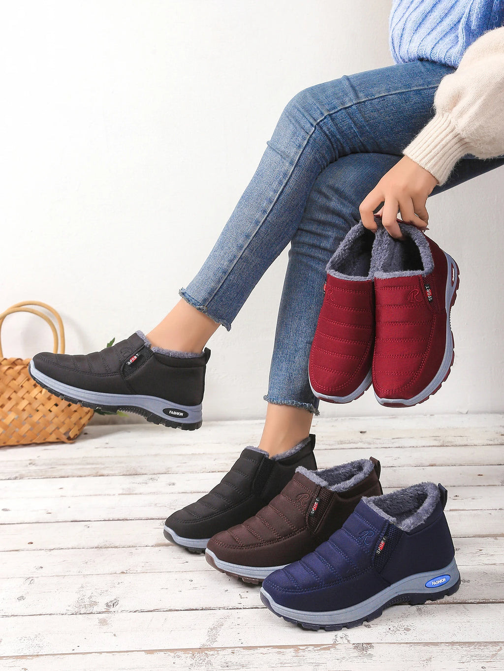 Unisex winterboots met fleece - afbeelding 6