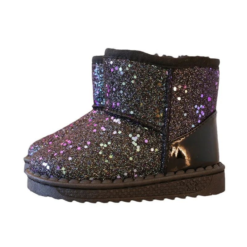 Glitter snowboots voor meisjes - afbeelding 4