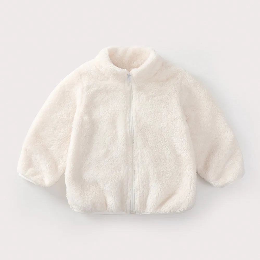 Pluche kinderjas met rits