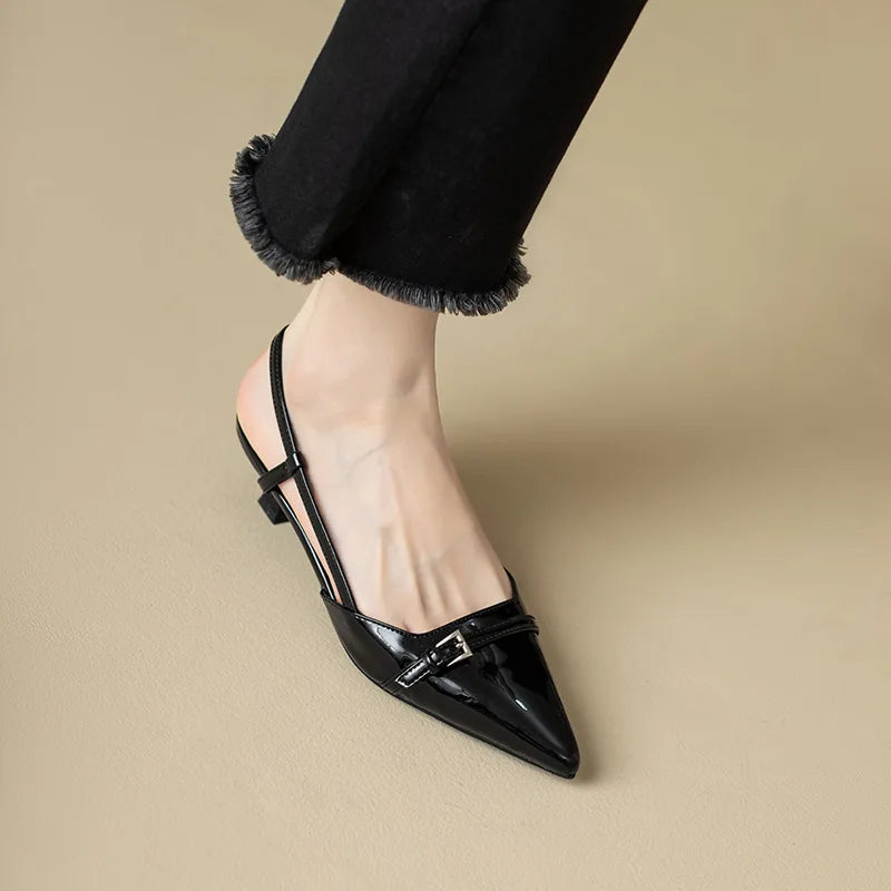 Lakleren slingback pumps - afbeelding 20