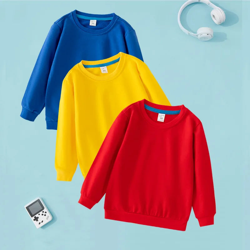 Effen kindersweater - afbeelding 6