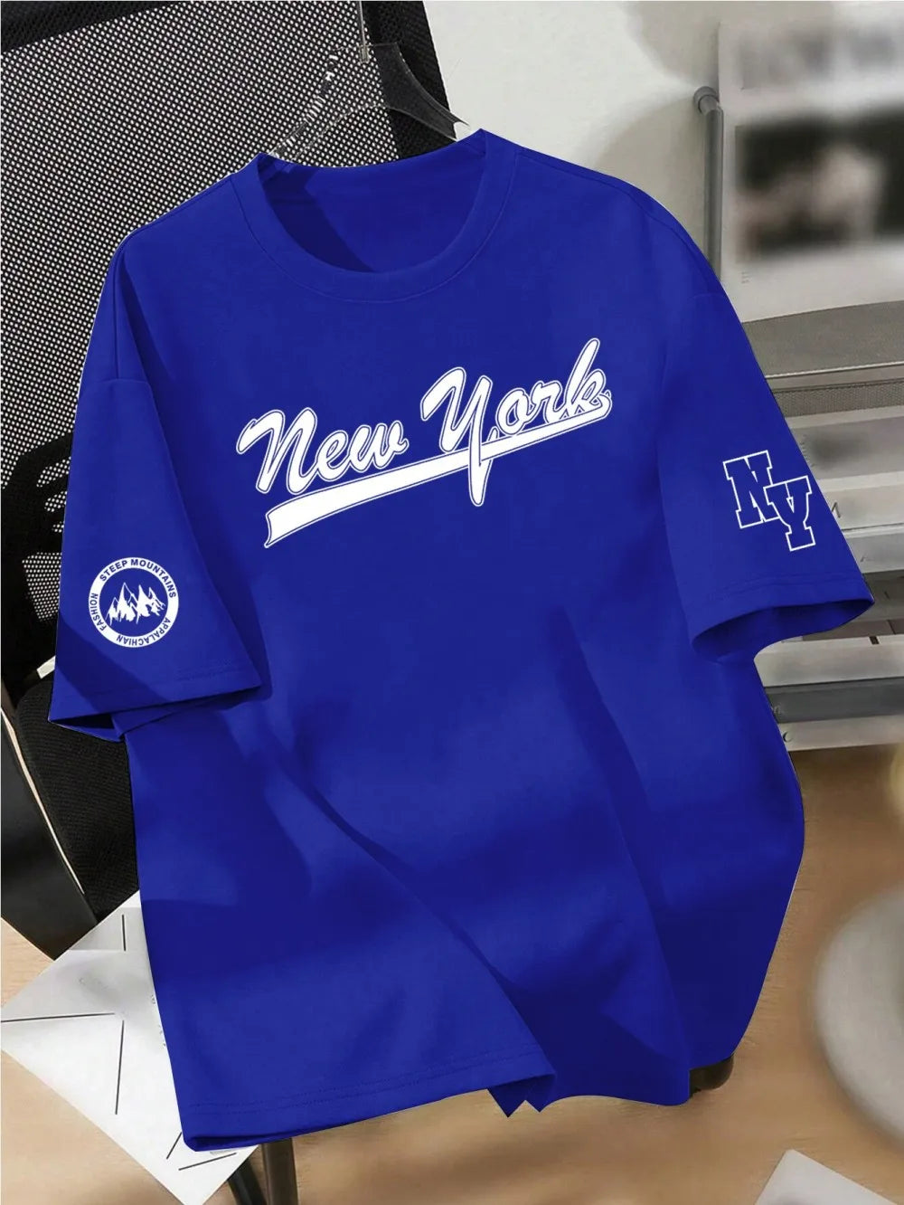 T-shirt met letterprint