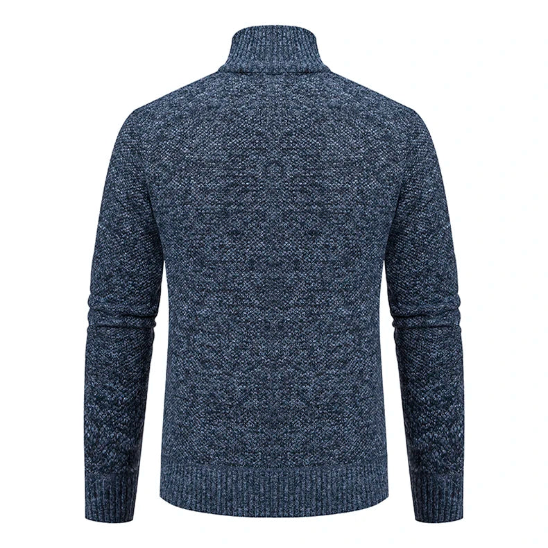 Gebreid herenvest met fleece - afbeelding 14