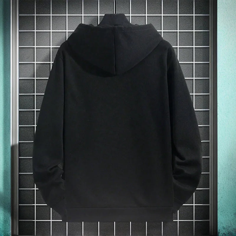 Effen joggingpak met hoodie - afbeelding 10