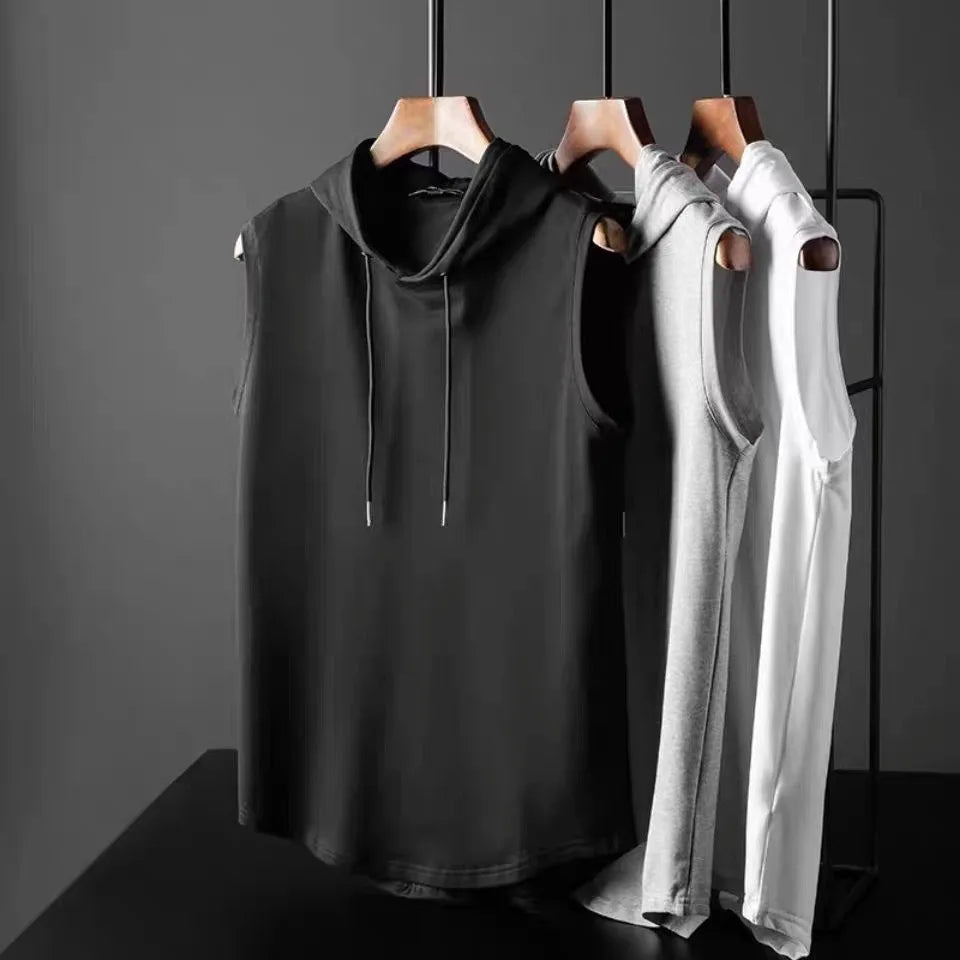 Mouwloze hoodie-tanktop - afbeelding 3