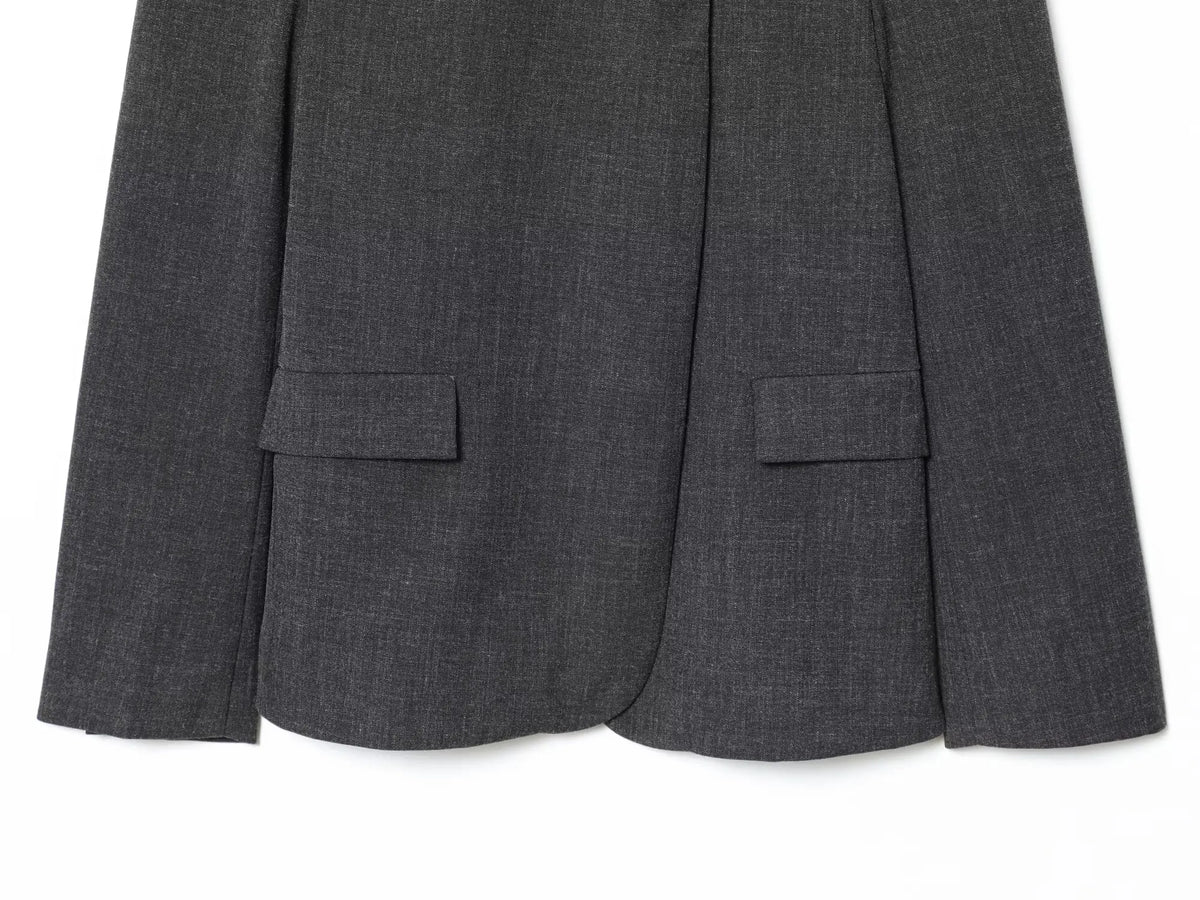 Kantoorblazer met opstaande kraag - afbeelding 23